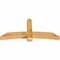 Ekena Millwork Bellingham Rough Sawn Timber Gable Bracket, Western Red Cedar, 72"W x 33"H x 6"D x 6"F, 11/12 Pitch GBW072X33X0606BEL00RWR - alternate 4